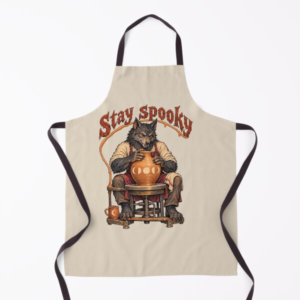 Item preview, Stay Spooky Werewolf Potter Clay Crafting designed and sold by MythicCotton.