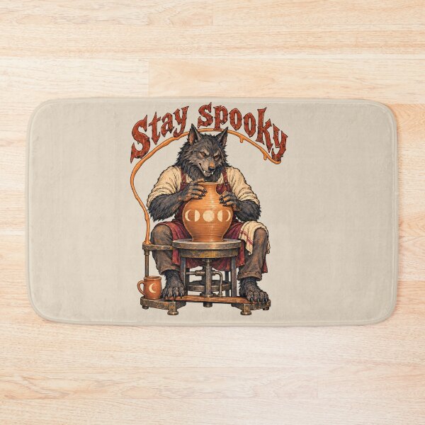 Item preview, Stay Spooky Werewolf Potter Clay Crafting designed and sold by MythicCotton.