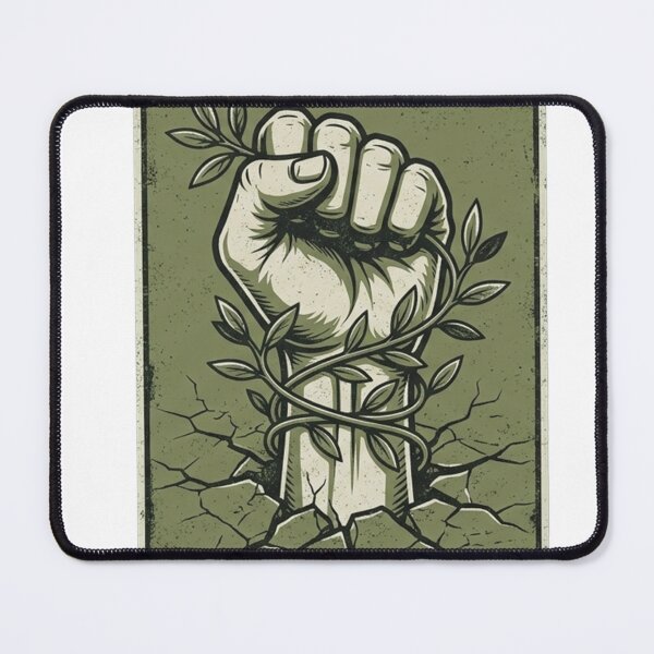 Item preview, Real Strength Is Restraint – Inspirational Quote Design designed and sold by RokomariFabric.