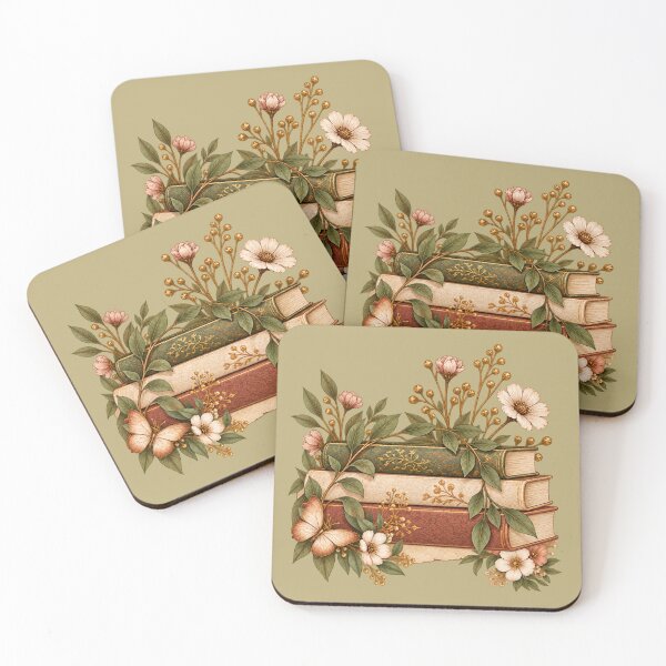 Item preview, Vintage Botanical Books with Flowers and Butterfly designed and sold by aliceraecreates.