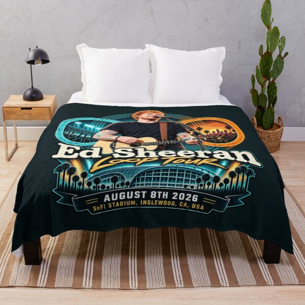 Item preview, Ed Sheeran SoFi Stadium Inglewood CA USA August 8 2026 designed and sold by AndyGordon125.