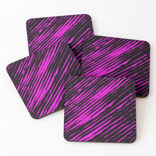 Item preview, Black and Purple Slanted Organic Stripe Pattern | Dark Minimal Alt Aesthetic with purple | Dark Feminine Y2K with purple designed and sold by dfly-creations.