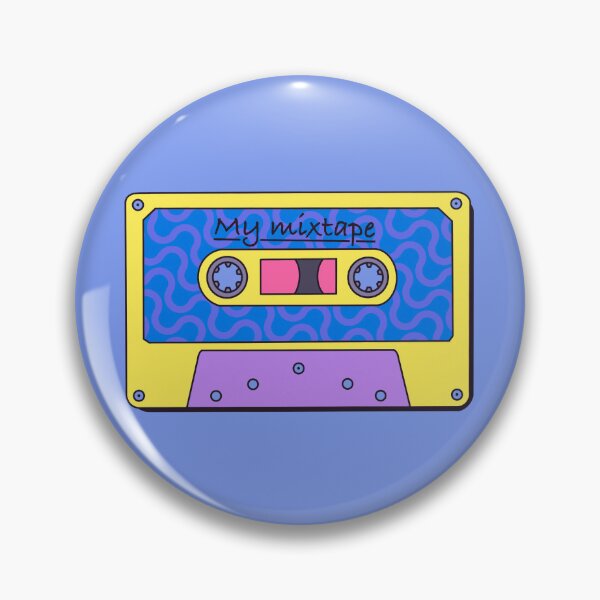 Item preview, My Mixed Tape Cassette in Yellow, Purple and Blue designed and sold by LaRoach Digital Arts.