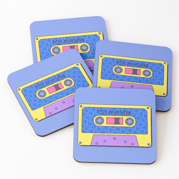 Item preview, My Mixed Tape Cassette in Yellow, Purple and Blue designed and sold by LaRoach Digital Arts.