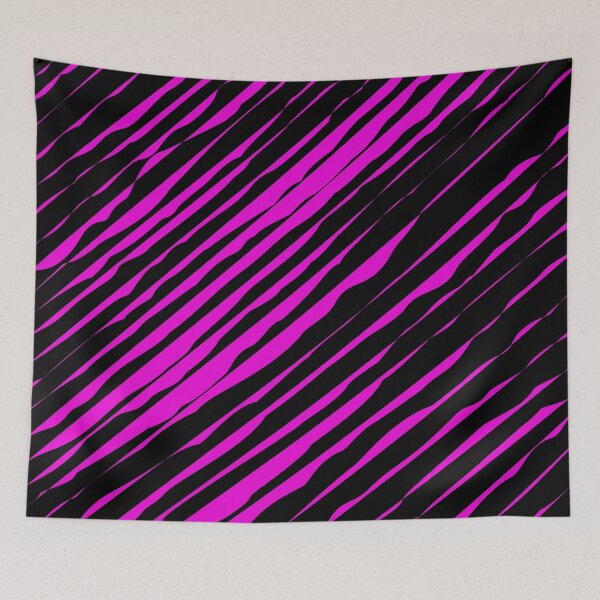 Item preview, Black and Purple Slanted Organic Stripe Pattern | Dark Minimal Alt Aesthetic with purple | Dark Feminine Y2K with purple designed and sold by dfly-creations.