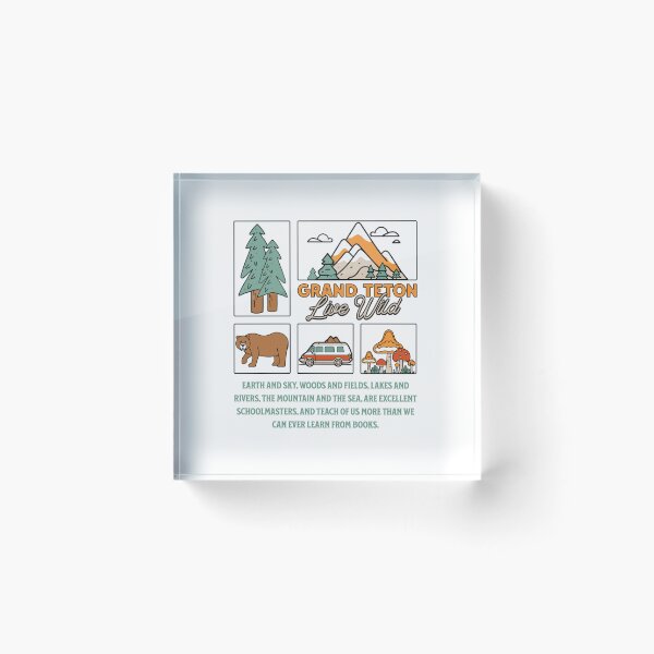 Item preview, Grand Teton National State Park Classic T-shirt Sticker designed and sold by ThinkNature!.