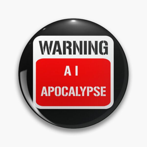 Item preview, Warning AI Apocalypse designed and sold by porfysoundtrack.