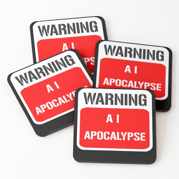 Item preview, Warning AI Apocalypse designed and sold by porfysoundtrack.