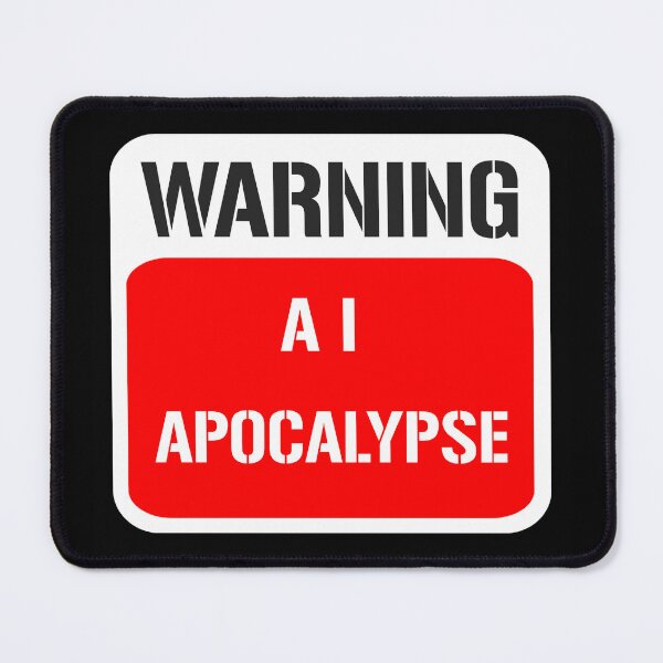Item preview, Warning AI Apocalypse designed and sold by porfysoundtrack.
