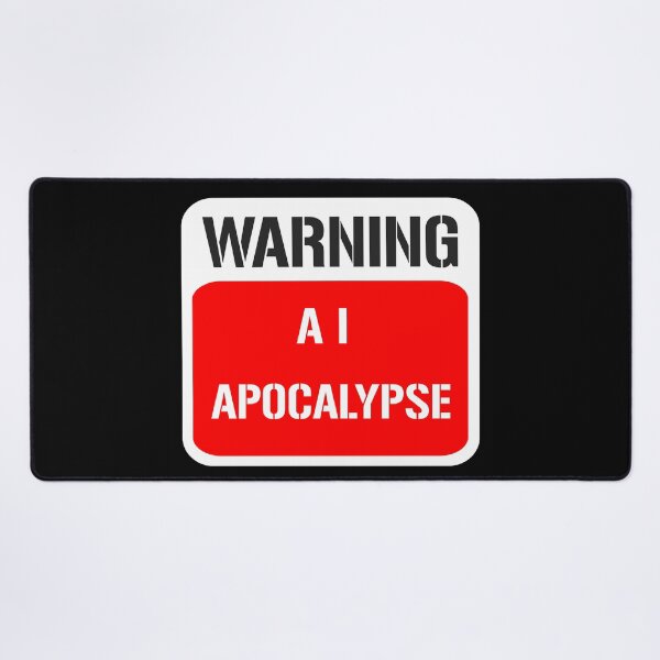 Item preview, Warning AI Apocalypse designed and sold by porfysoundtrack.