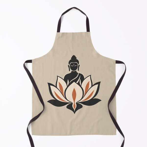 Item preview, Lotus Mind Buddha Meditation Symbol – Minimal Spiritual Art designed and sold by AmiGraph.