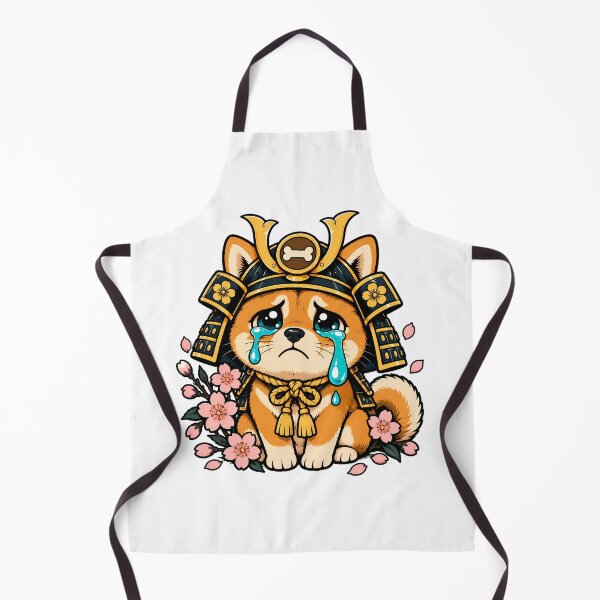 Item preview, Shiba Samurai Crying Cherry Blossom Anime designed and sold by nortowelcomics.