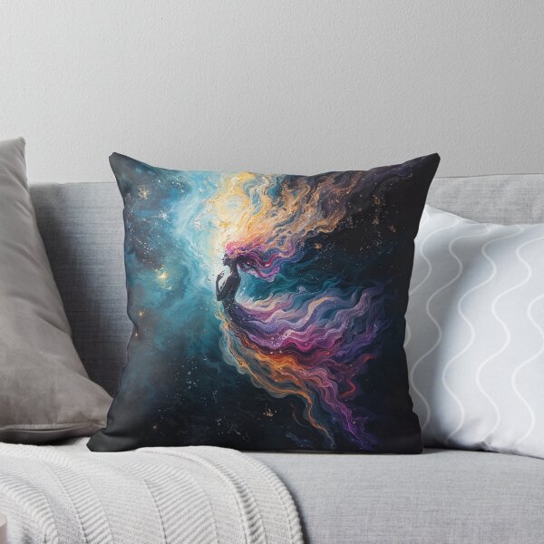 Item preview, Swirling blue, gold, pink and purple cosmic energies designed and sold by ArcaneVisionArt.