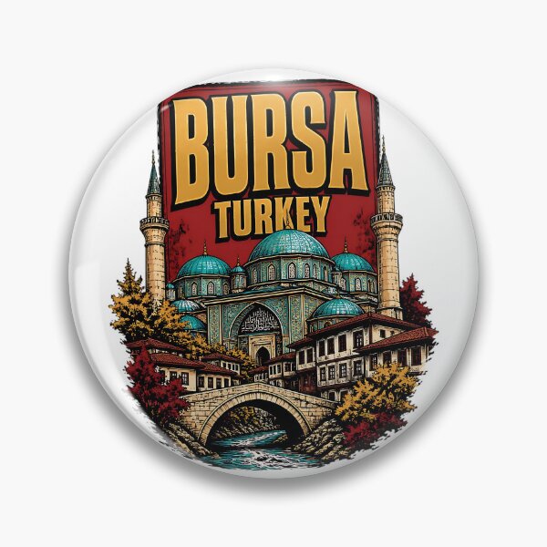 Item preview, Bursa Turkey Vintage Travel Tourism designed and sold by TravelersGems.