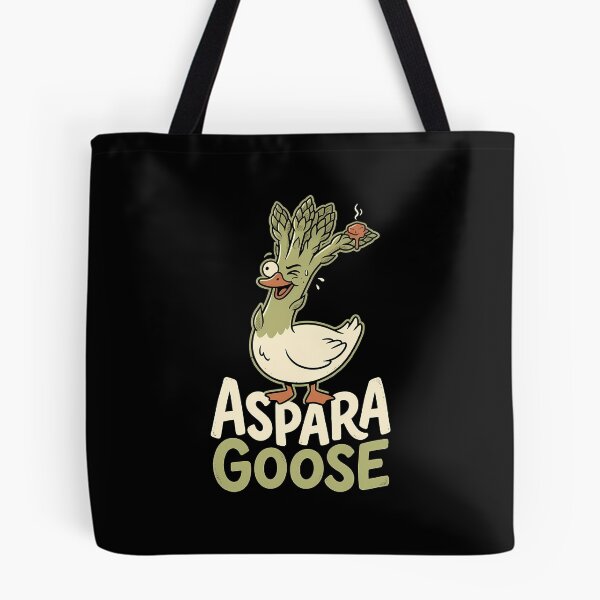 Item preview, Asparagoose Funny Vegetable Food Pun designed and sold by MasonLoxton.