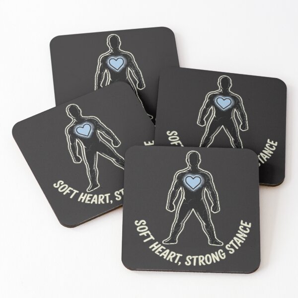 Item preview, Soft Heart, Strong Stance – Empowering Quote Design designed and sold by RokomariFabric.