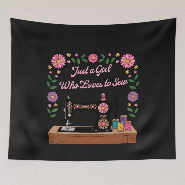 Item preview, Just a Girl Who Loves to Sew designed and sold by AleksandraJac05.
