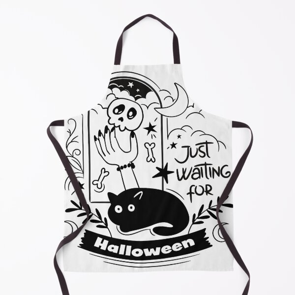 Item preview, just waiting for Halloween black print designed and sold by NatalkaP.