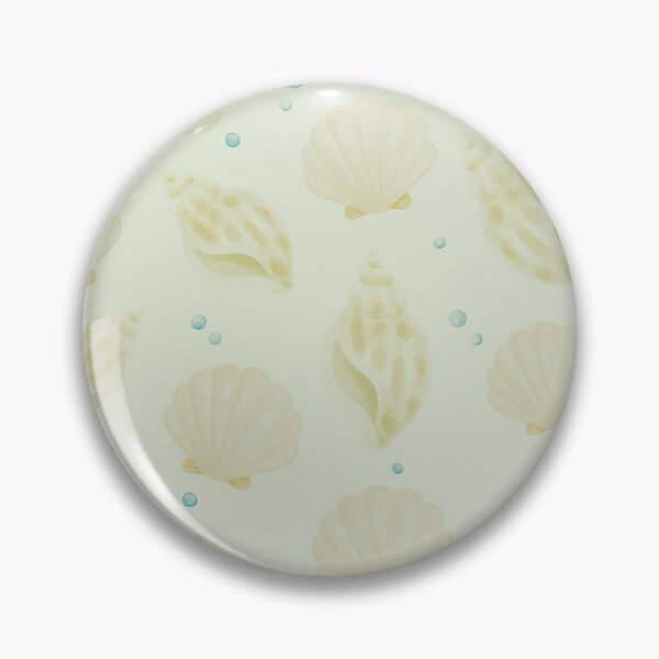 Item preview, Watercolor Seashell Coastal Pattern designed and sold by SheHood.
