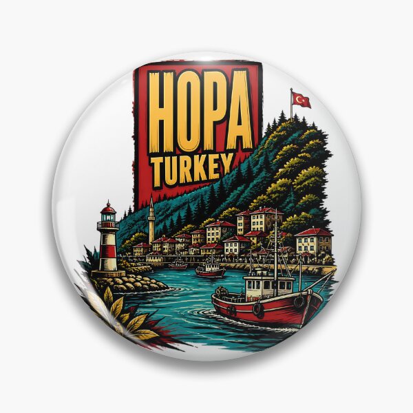 Item preview, Hopa Turkey Vintage Travel Tourism designed and sold by TravelersGems.