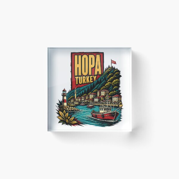 Item preview, Hopa Turkey Vintage Travel Tourism designed and sold by TravelersGems.
