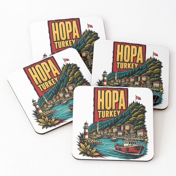 Item preview, Hopa Turkey Vintage Travel Tourism designed and sold by TravelersGems.