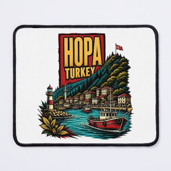 Item preview, Hopa Turkey Vintage Travel Tourism designed and sold by TravelersGems.