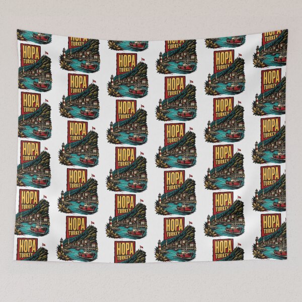 Item preview, Hopa Turkey Vintage Travel Tourism designed and sold by TravelersGems.