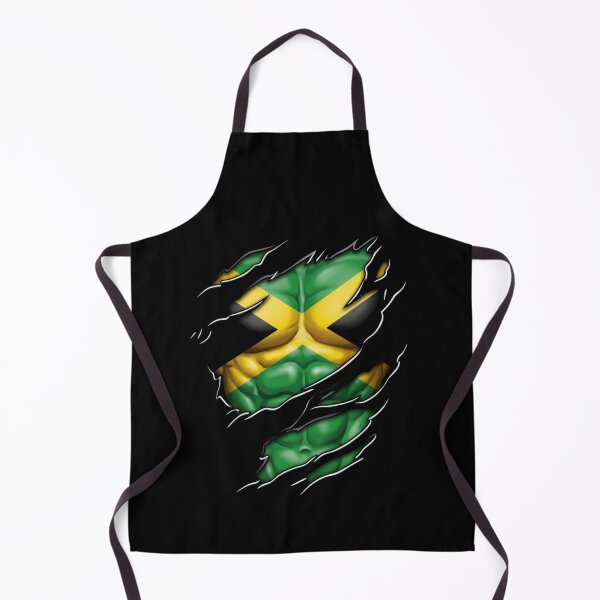 Item preview, Jamaica Flag Ripped Muscles Patriotic Jamaican  designed and sold by RastaColors.