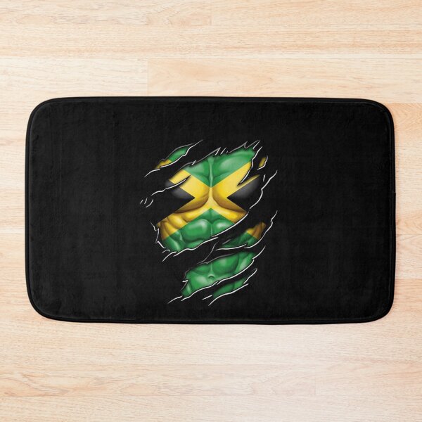 Item preview, Jamaica Flag Ripped Muscles Patriotic Jamaican  designed and sold by RastaColors.