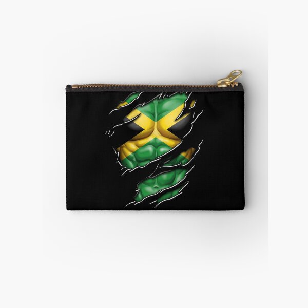 Item preview, Jamaica Flag Ripped Muscles Patriotic Jamaican  designed and sold by RastaColors.