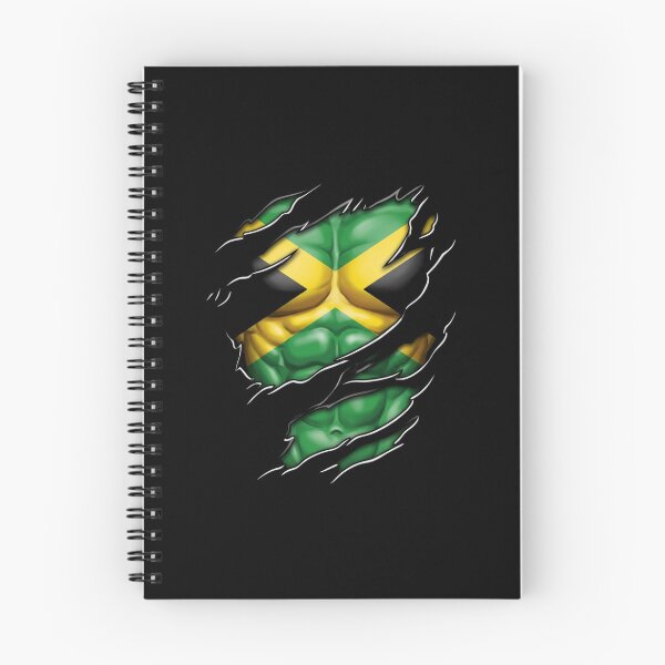 Item preview, Jamaica Flag Ripped Muscles Patriotic Jamaican  designed and sold by RastaColors.