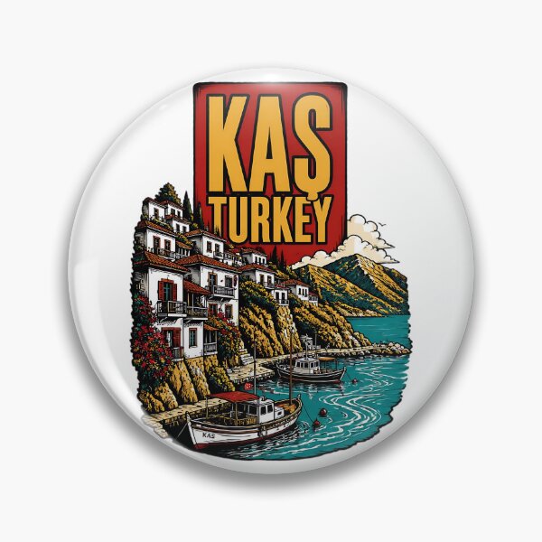 Item preview, Kas Turkey Vintage Travel Tourism designed and sold by TravelersGems.
