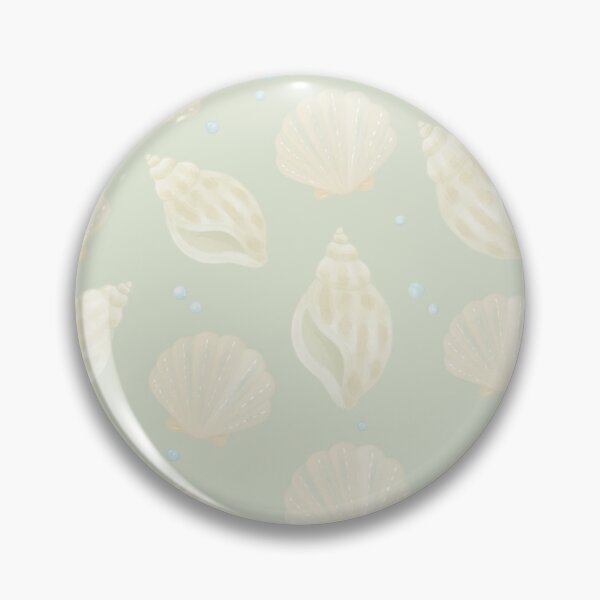Item preview, Patrón costero de conchas marinas en acuarela designed and sold by SheHood.