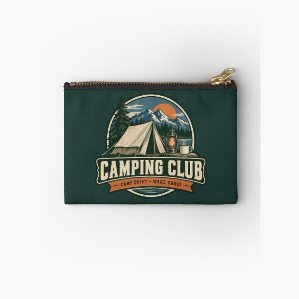 Item preview, Vintage Camping Club Mountain Outdoor Design designed and sold by Mostafa Studio.