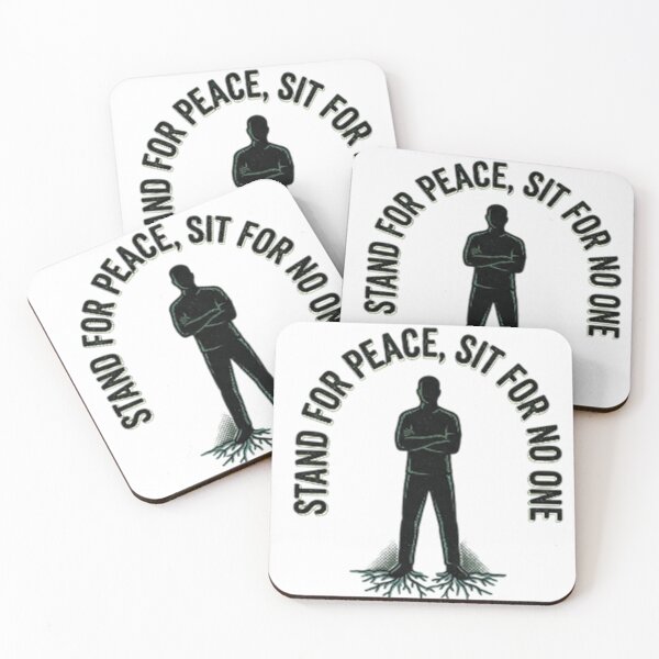 Item preview, Stand for Peace, Sit for No One – Empowering Activism Design designed and sold by RokomariFabric.