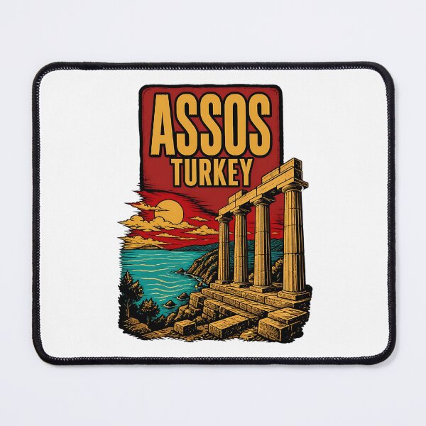 Item preview, Assos Turkey Vintage Travel Tourism designed and sold by TravelersGems.