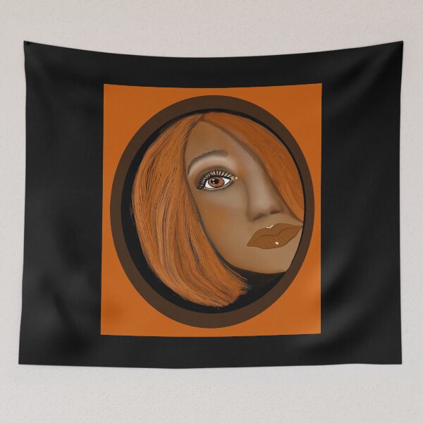 Item preview, Red haired woman designed and sold by Elaine M Hayward .