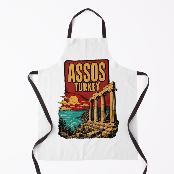 Item preview, Assos Turkey Vintage Travel Tourism designed and sold by TravelersGems.