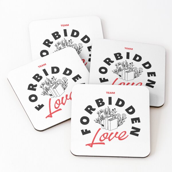 Item preview, Team Forbidden Love Badge | Black/Red Text | Ver. 1 designed and sold by Seren's Workshop.