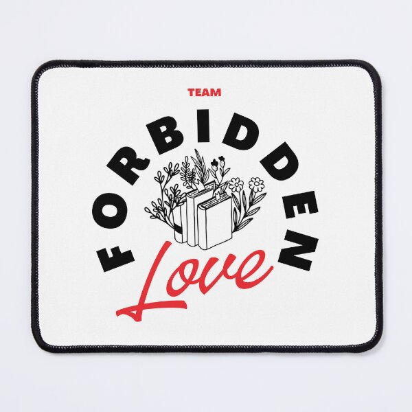 Item preview, Team Forbidden Love Badge | Black/Red Text | Ver. 1 designed and sold by Seren's Workshop.