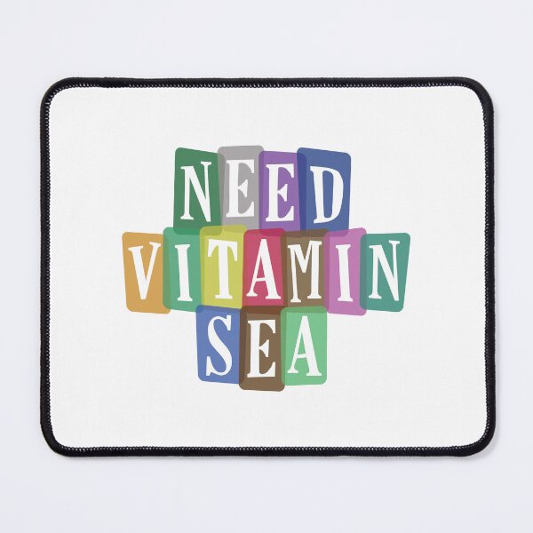 Item preview, Need Vitamin SEA - Sea Glass Lover Gifts - Beachcombing - Retro Vintage Aesthetic designed and sold by DesignByLeo.
