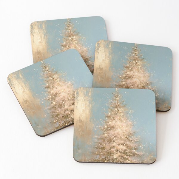 Item preview, Pastel Gilded Christmas Tree card designed and sold by MendaciousMina.