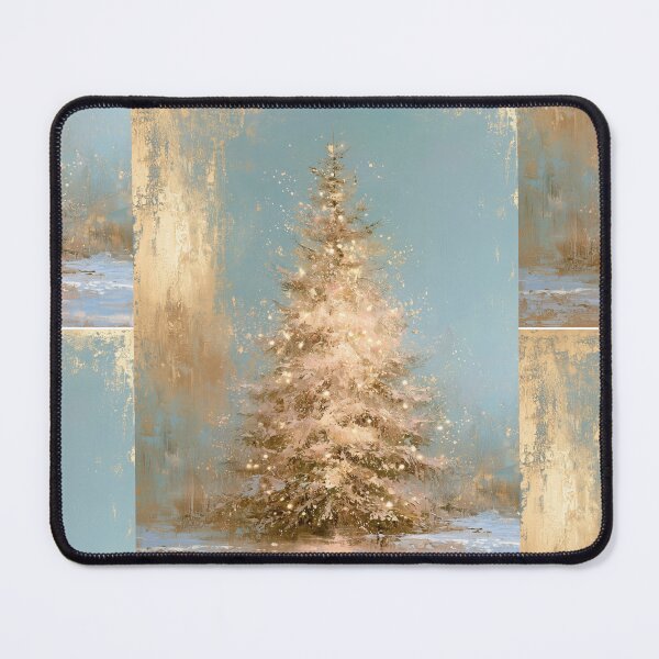 Item preview, Pastel Gilded Christmas Tree card designed and sold by MendaciousMina.