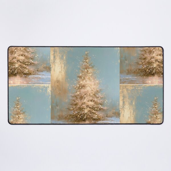 Item preview, Pastel Gilded Christmas Tree card designed and sold by MendaciousMina.