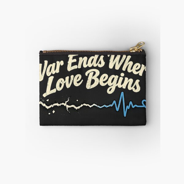 Item preview, War Ends Where Love Begins – Inspirational Anti-War Design designed and sold by RokomariFabric.