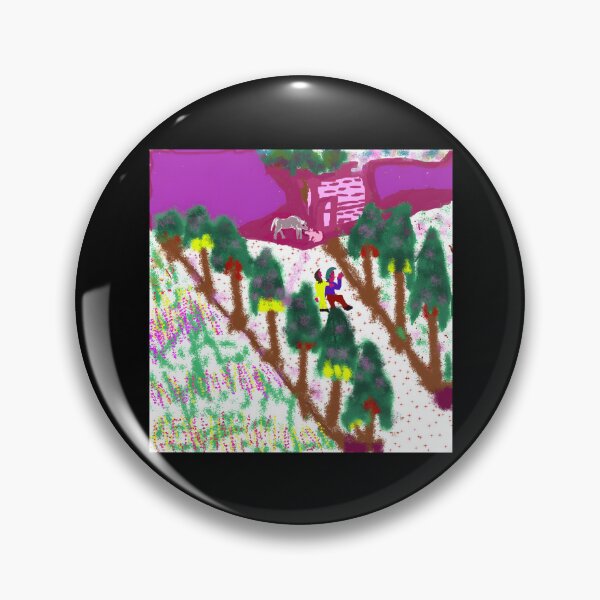 Item preview, Colorful Nature Scene with People and Animals designed and sold by TomatiLove.