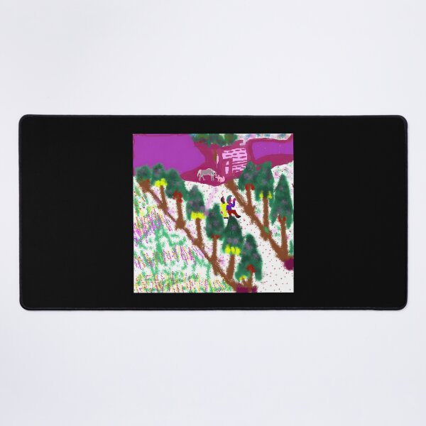 Item preview, Colorful Nature Scene with People and Animals designed and sold by TomatiLove.