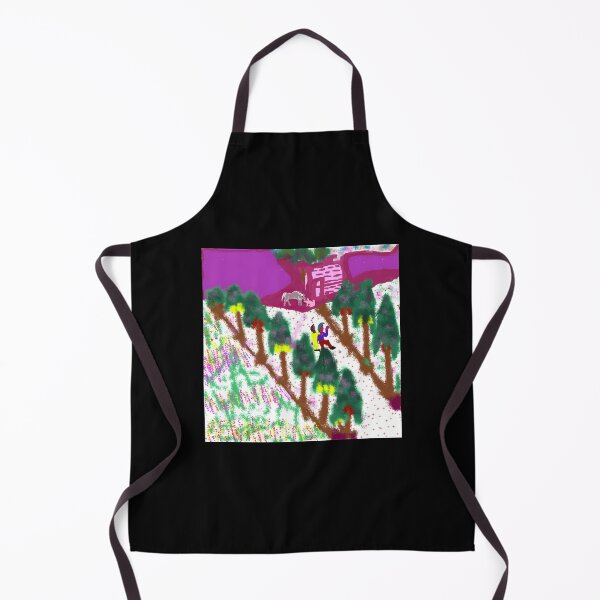 Item preview, Colorful Nature Scene with People and Animals designed and sold by TomatiLove.
