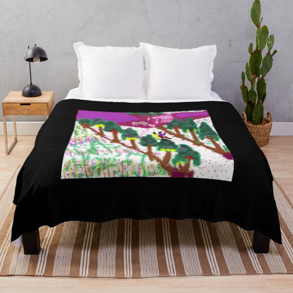 Item preview, Colorful Nature Scene with People and Animals designed and sold by TomatiLove.